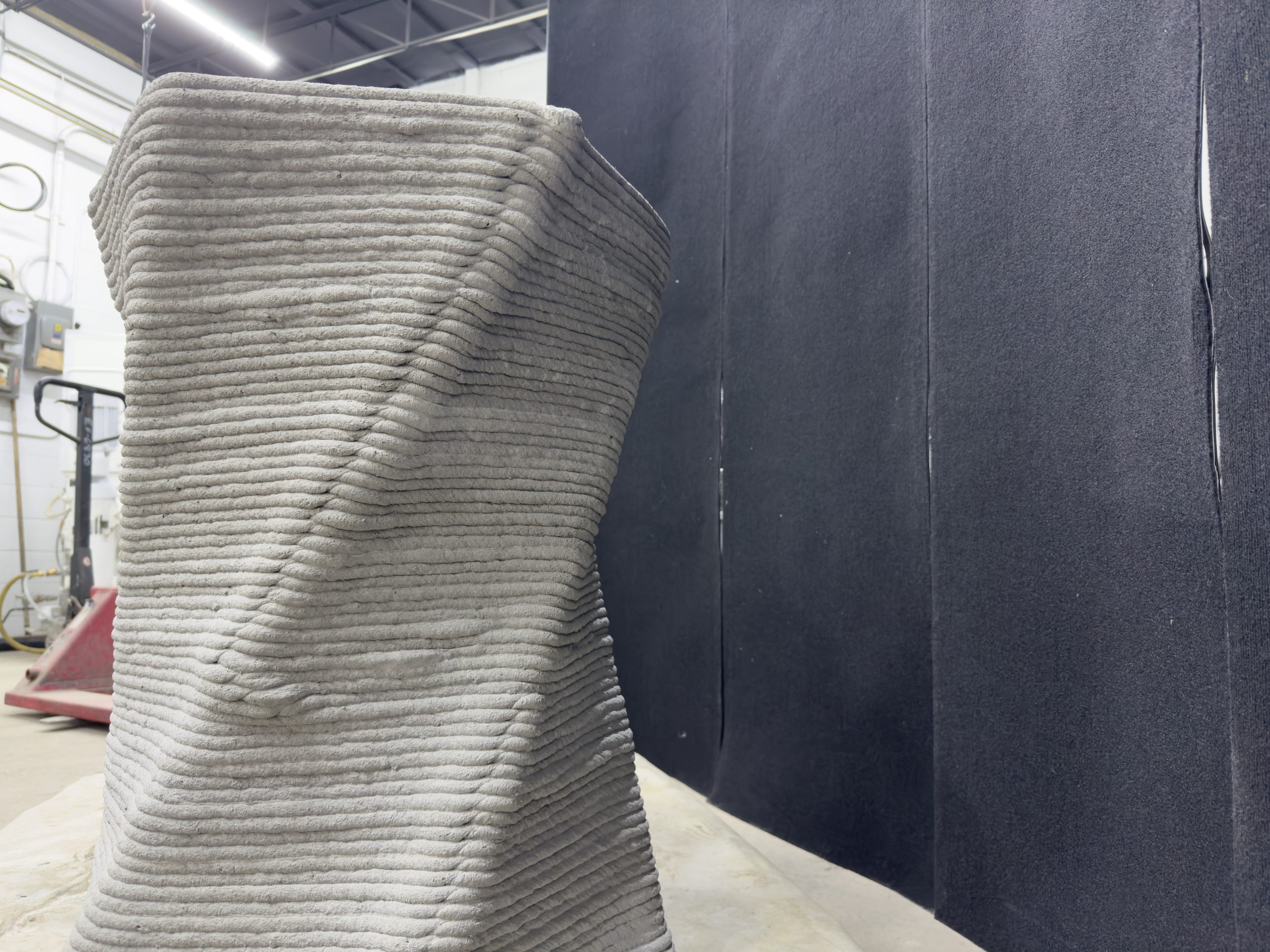 3D printed concrete